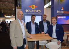 Ron Plaizier (Kubo), Michel Lauderer, Erwin Adegeest (Verkade Klimaat) en Eric Douw (Kubo)